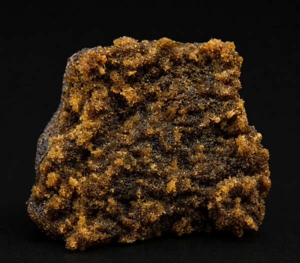 Photo de la résine Jelly CBD à la texture fondante et aspect brillant