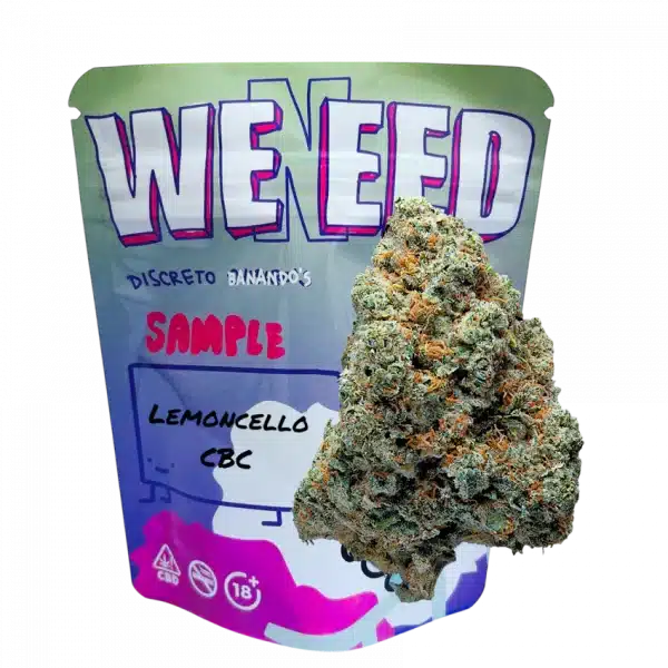 Fleur de Limoncello CBC séchée, cannabis légal citronné riche en Cannabichromene