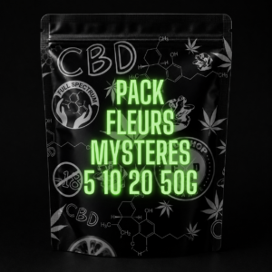 Photo de l’offre 10G Mystère Fleur de CBD avec assortiment de fleurs premium