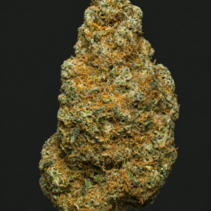 Photo de fleurs Teriaky Sauce Indoor de GreenCanopy avec des têtes compactes, très résineuses et couvertes de trichomes cristallins.