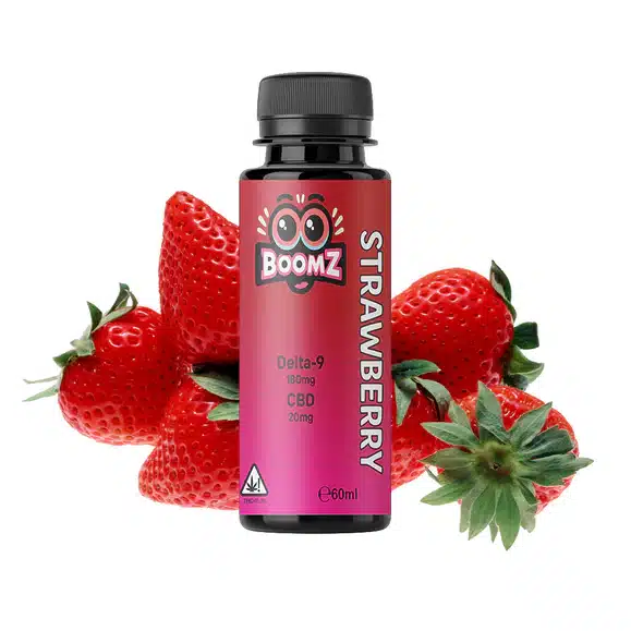 Sirop THC 200mg Strawberry – Sirop Delta 9 THC légal saveur fraise 60ml
