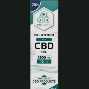 huile cbd alchemy 25 full spectrum mct flacon premium gouttes cbd