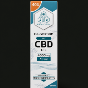 huile cbd alchemy 40 full spectrum mct flacon ultra concentré cbd puissant