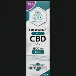 huile cbd alchemy 15 full spectrum mct flacon huile cbd douce relaxation