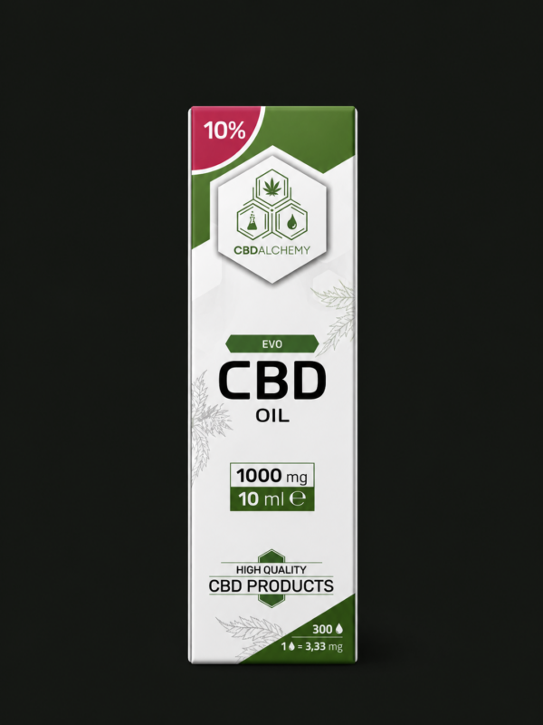 huile cbd 5% evo pure flacon cbd doux spectre large gouttes bien être