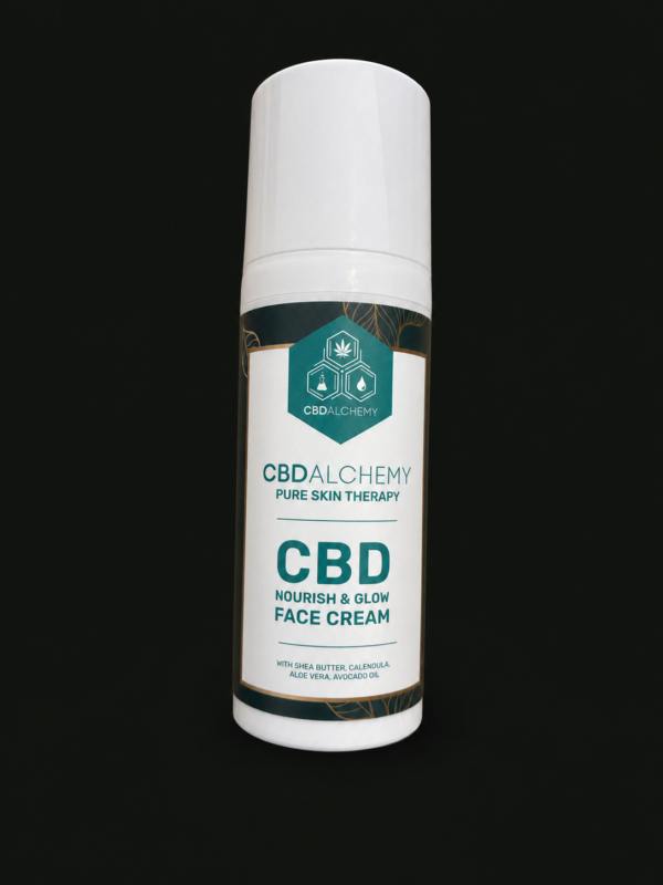 creme visage cbd alchemy nourrir illuminer soin hydratant peau éclat naturel