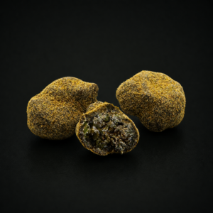 moon rock cbd premium fleur enrobée hash kief ultra puissante gros plan green canopy