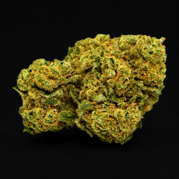 fleur cbd amnesia lemon glasshouse têtes vert clair trichomes brillants pistils orange