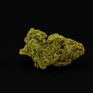 fleur cbd tangi glasshouse têtes vert clair pistils orange trichomes agrumes