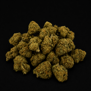 small rainbow berry greenhouse cbd petites têtes vert clair pistils orange trichomes fruités
