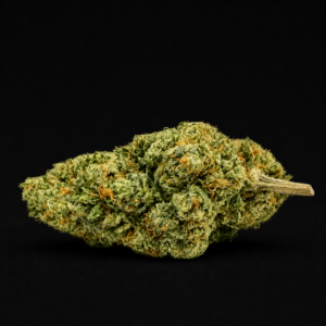 fleur cbd lemon berry greenhouse têtes vert clair pistils orange trichomes citron fruits rouges