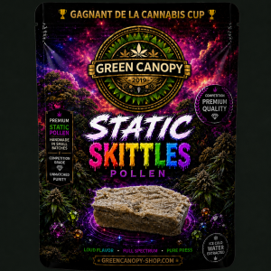 Résine Static Skittles CBC premium texture compacte et homogène Greencanopy Shop